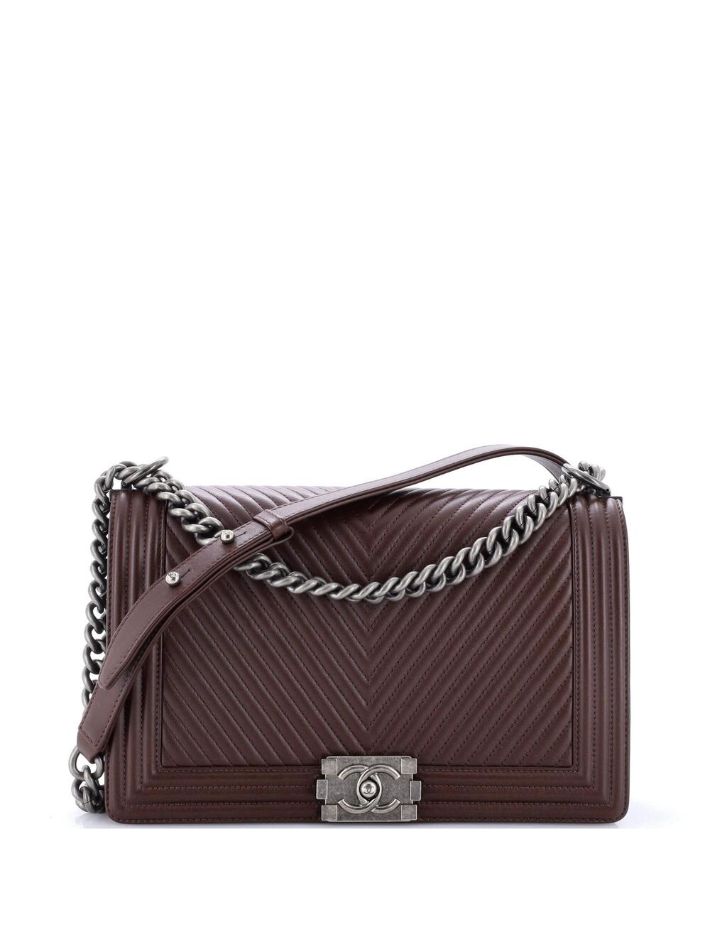 Chanel Boy Flap Bag Chevron Lambskin #342985C37B